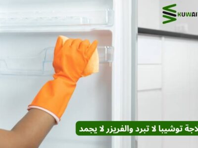 الثلاجة توشيبا لا تبرد والفريزر لا يجمد