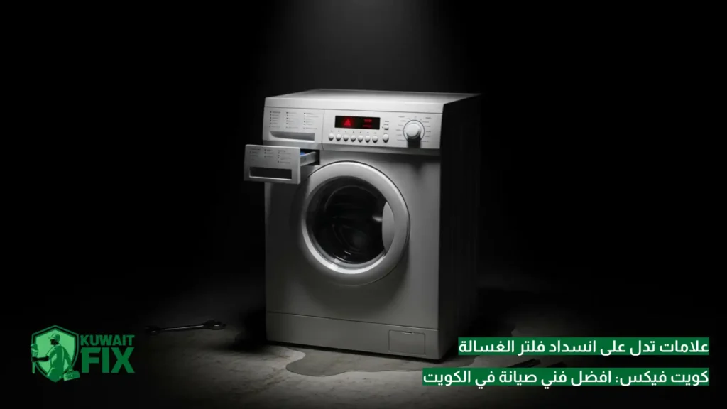 علامات انسداد فلتر الغسالة