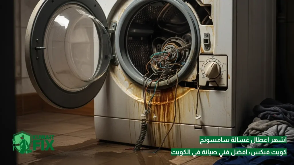 اشهر اعطال غسالة سامسونج