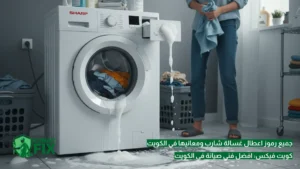 رموز اعطال غسالة شارب