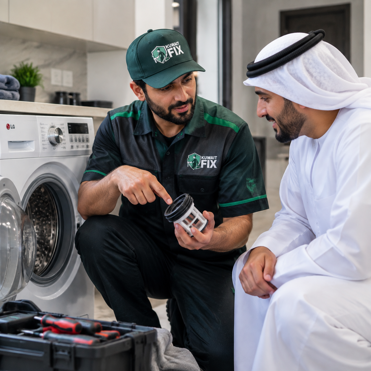 أعطال غسالات LG الشائعة | الأسباب وكيفية التعامل معها في الكويت أعطال غسالات LG الشائعة